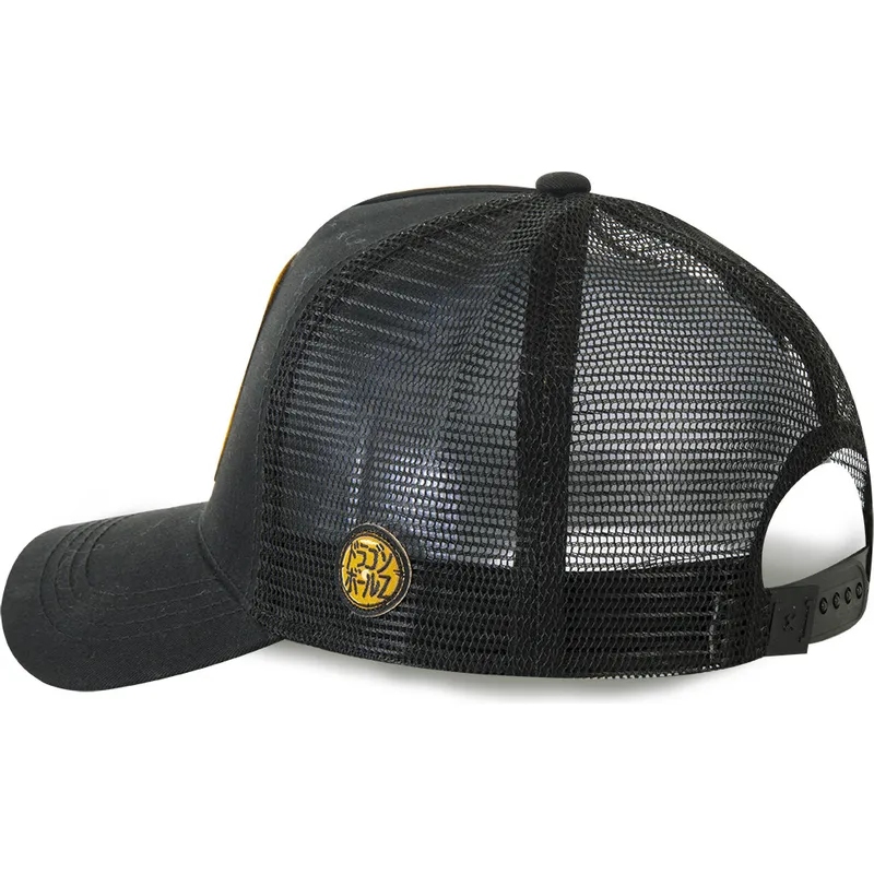 cappelli-curva-nero-snapback-mr-satan-dragon-ball-di-capslab cappelli-curva-nero-snapback-mr-satan-dragon-ball-di-capslab