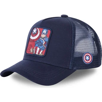 cappellino-trucker-blu-marino-capitan-america-cpt1-marvel-comics-di-capslab