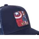 cappelli-curva-blu-marino-snapback-capitan-america-marvel-comics-di-capslab