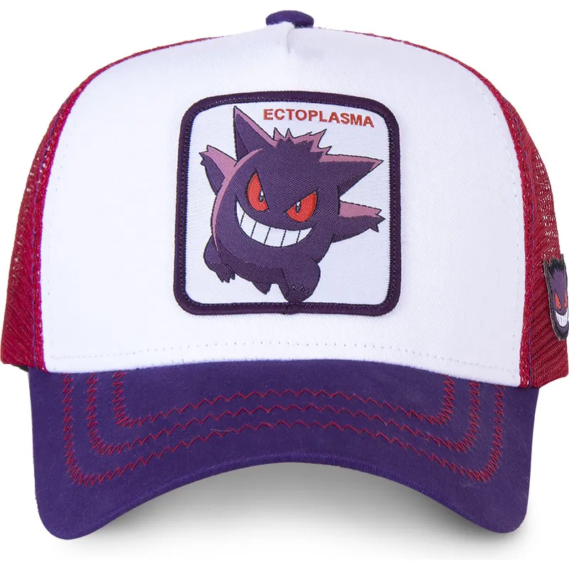 mutzen-gebogen-weiss-snapback-gengar-pokemon-von-capslab