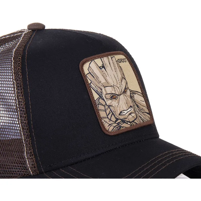mutzen-gebogen-schwarz-snapback-groot-marvel-comics-von-capslab mutzen-gebogen-schwarz-snapback-groot-marvel-comics-von-capslab