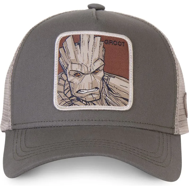 cappelli-curva-verde-snapback-groot-marvel-comics-di-capslab
