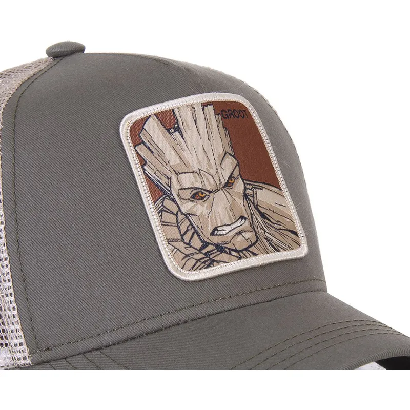 cappelli-curva-verde-snapback-groot-marvel-comics-di-capslab