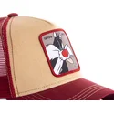 cappelli-curva-arancia-snapback-silvestre-looney-tunes-di-capslab