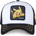 casquette-trucker-blanche-et-noire-pikachu-pik5-pokemon-capslab
