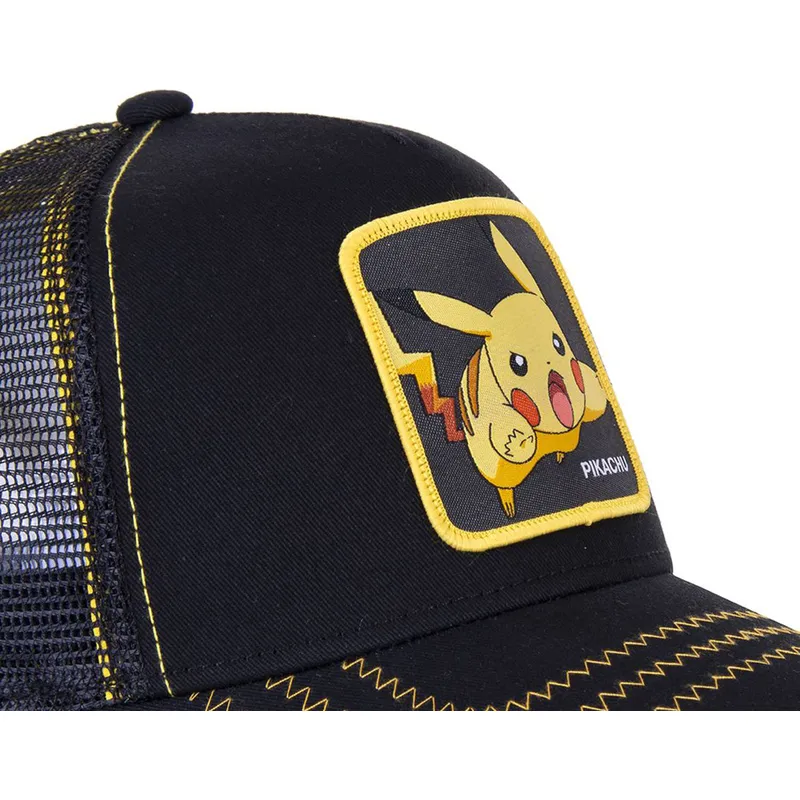 schwarze-trucker-cap-pikachu-pik7-pokemon-von-capslab