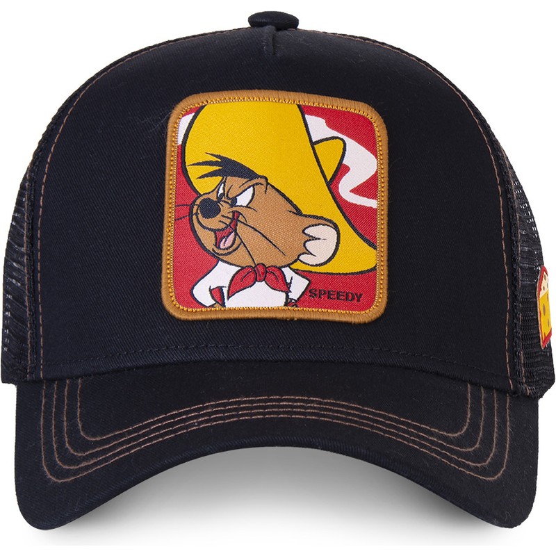 capslab-speedy-gonzales-spe2-looney-tunes-trucker-cap-schwarz