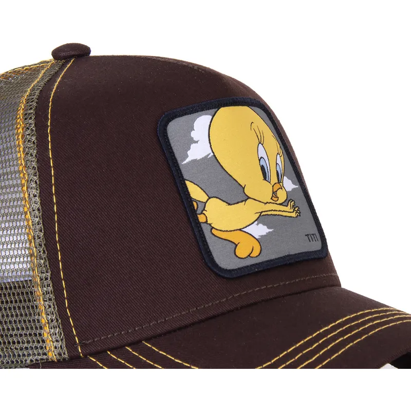 cappelli-curva-marrone-snapback-titti-looney-tunes-di-capslab cappelli-curva-marrone-snapback-titti-looney-tunes-di-capslab