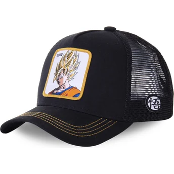 Czapka trucker czarna Son Goku Super Saiyan GO4 Dragon Ball Capslab