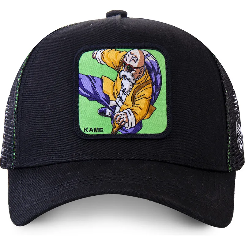 mutzen-gebogen-schwarz-snapback-master-roshi-dragon-ball-von-capslab mutzen-gebogen-schwarz-snapback-master-roshi-dragon-ball-von-capslab
