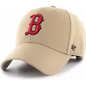 cappelli-curva-khaki-snapback-ajustable-mvp-dei-boston-red-sox-mlb-di-47-brand