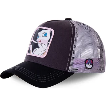 cappellino-trucker-nero-e-bianco-mew-mew3-pokemon-di-capslab