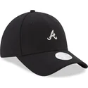 cappellino-nero-regolabile-9forty-melton-degli-atlanta-braves-mlb-di-new-era