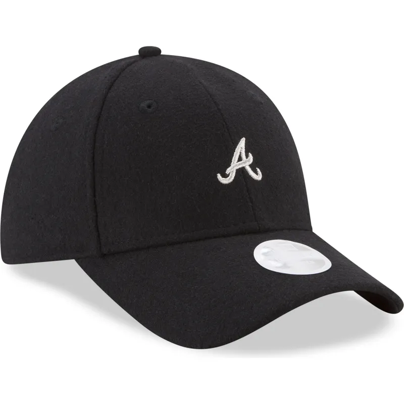 cappelli-curva-nero-cinghia-regolabile-9forty-melton-dei-atlanta-braves-mlb-di-new-era