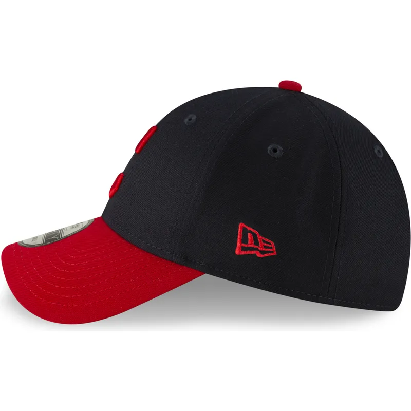 cappelli-curva-blu-marino-cinghia-regolabile-9forty-the-league-dei-cleveland-indians-mlb-di-new-era cappelli-curva-blu-marino-cinghia-regolabile-9forty-the-league-dei-cleveland-indians-mlb-di-new-era