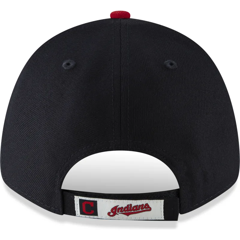 mutzen-gebogen-marineblau-verstellbares-band-9forty-the-league-der-cleveland-indians-mlb-von-new-era mutzen-gebogen-marineblau-verstellbares-band-9forty-the-league-der-cleveland-indians-mlb-von-new-era