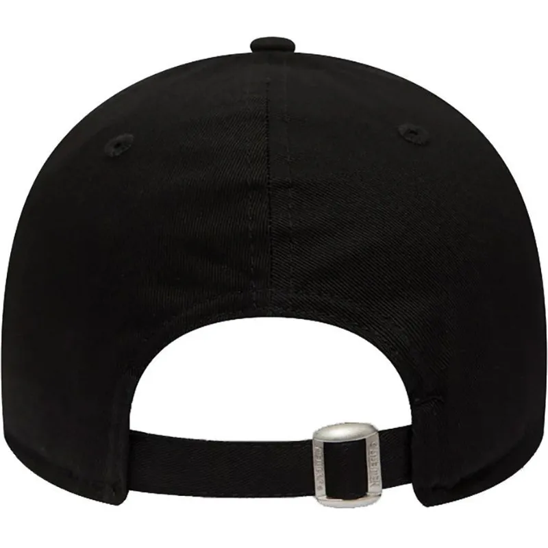 svart-bojd-justerbar-keps-med-svart-logotyp-9forty-league-essential-fran-los-angeles-dodgers-mlb-av-new-era