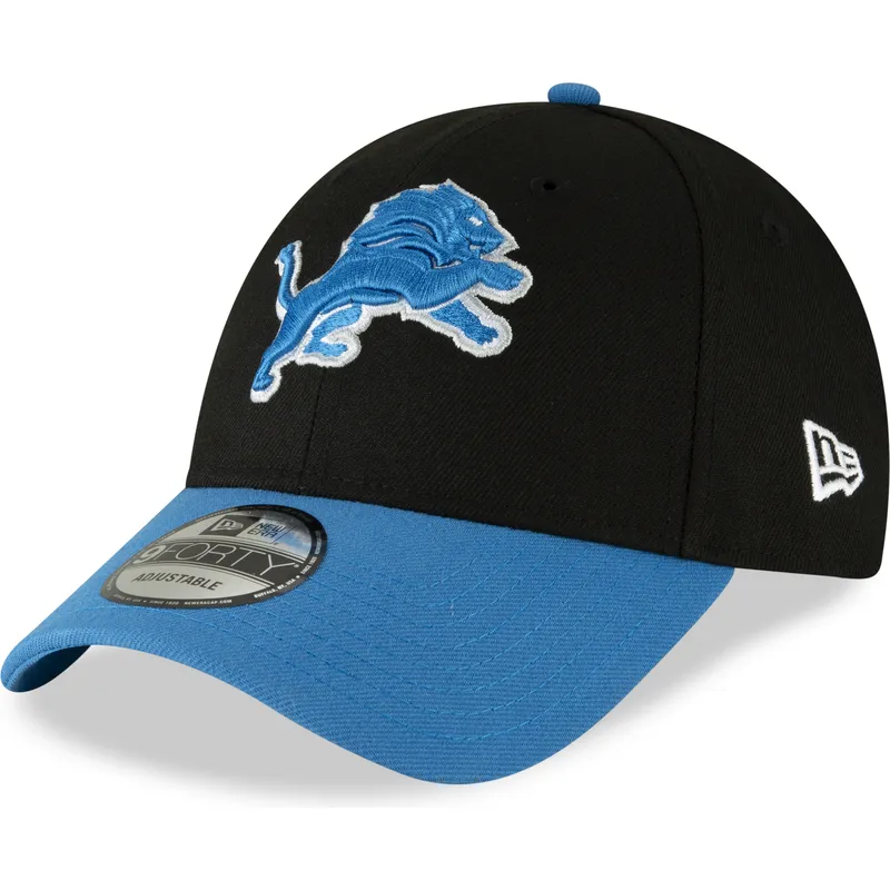 cappelli-curva-nero-cinghia-regolabile-9forty-the-league-dei-detroit-lions-nfl-di-new-era