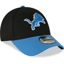 cappelli-curva-nero-cinghia-regolabile-9forty-the-league-dei-detroit-lions-nfl-di-new-era