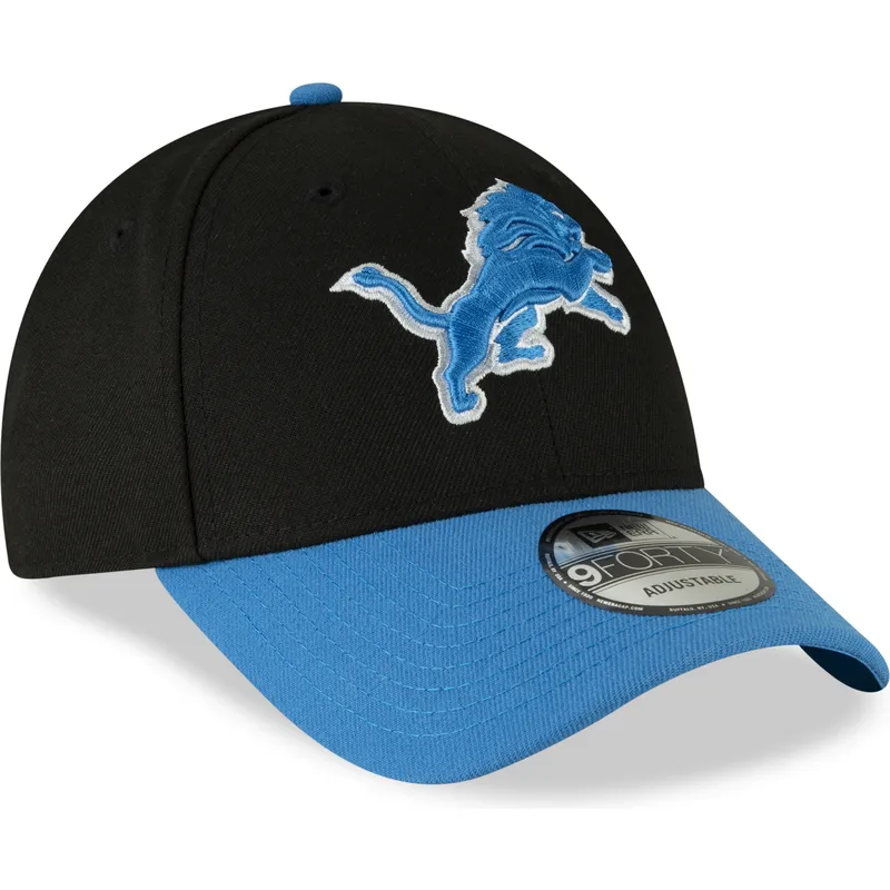 cappelli-curva-nero-cinghia-regolabile-9forty-the-league-dei-detroit-lions-nfl-di-new-era
