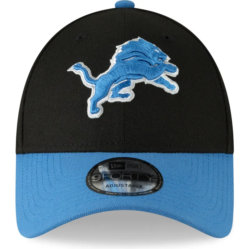 cappelli-curva-nero-cinghia-regolabile-9forty-the-league-dei-detroit-lions-nfl-di-new-era