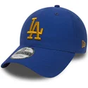 mutzen-gebogen-blau-verstellbares-band-dorado-9twenty-nylon-packable-der-los-angeles-dodgers-mlb-von-new-era