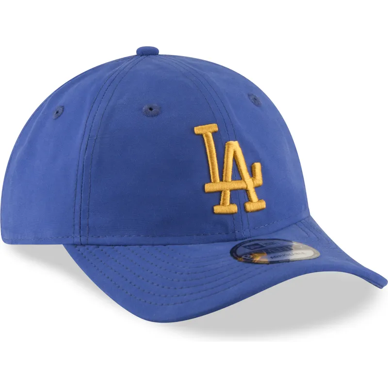 cappelli-curva-blu-cinghia-regolabile-dorado-9twenty-nylon-packable-dei-los-angeles-dodgers-mlb-di-new-era