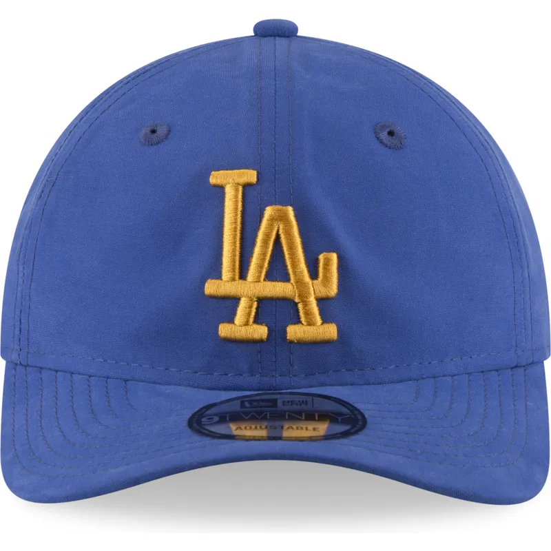 cappelli-curva-blu-cinghia-regolabile-dorado-9twenty-nylon-packable-dei-los-angeles-dodgers-mlb-di-new-era