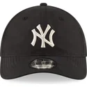 casquette-courbee-noire-ajustable-9twenty-nylon-packable-new-york-yankees-mlb-new-era