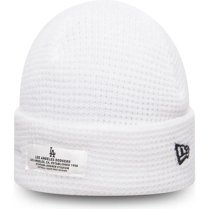 cappelli-bianco-cuff-knit-mono-script-patch-dei-los-angeles-dodgers-mlb-di-new-era cappelli-bianco-cuff-knit-mono-script-patch-dei-los-angeles-dodgers-mlb-di-new-era