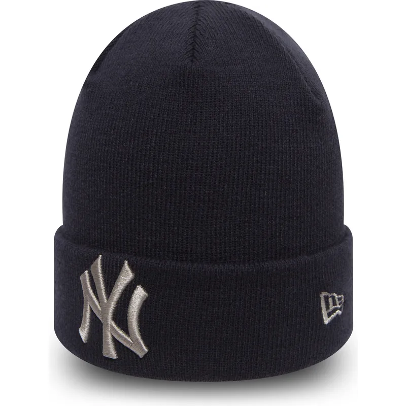 cappelli-blu-marino-cuff-knit-league-essential-dei-new-york-yankees-mlb-di-new-era