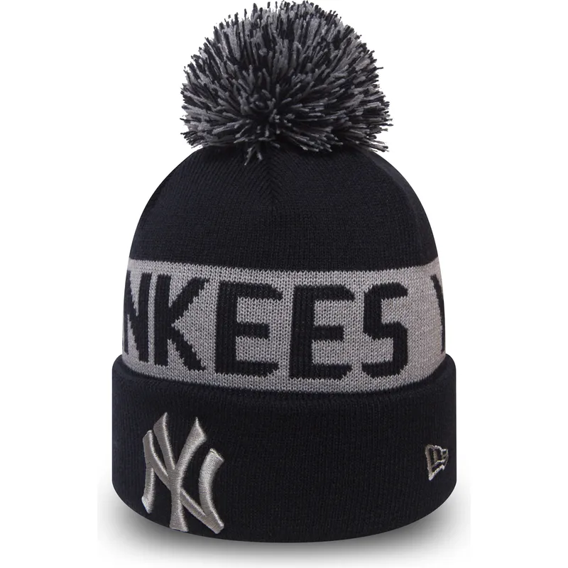 gorro-blu-con-pompon-cuff-knit-team-tonal-dei-new-york-yankees-mlb-di-new-era