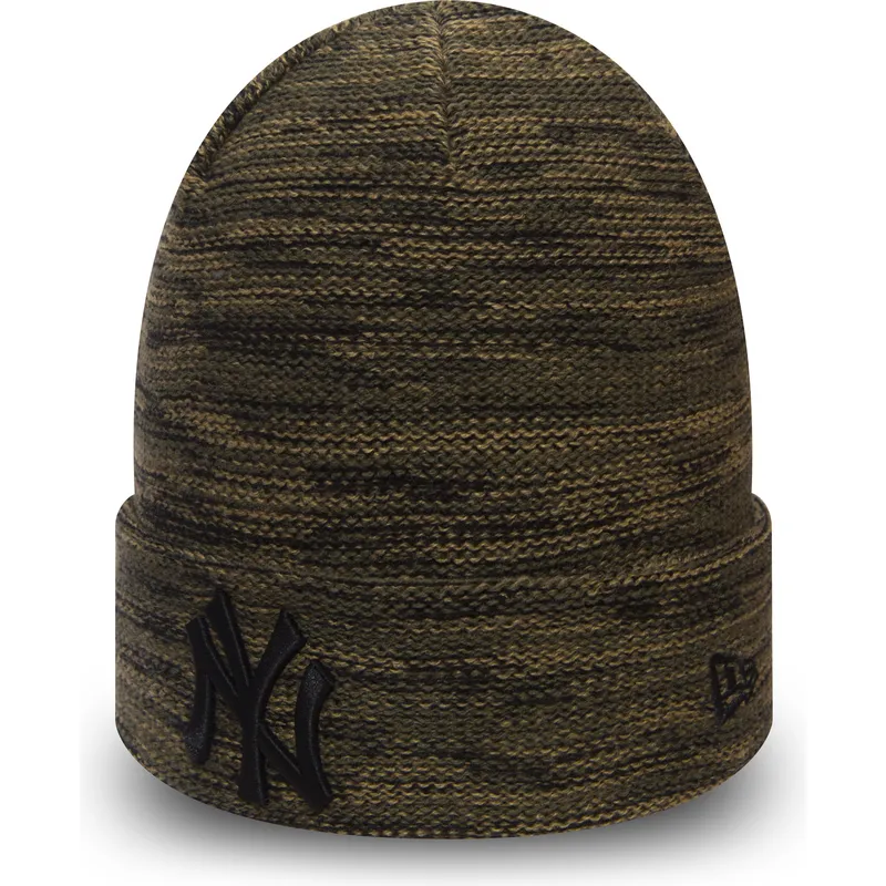 berretto-marrone-cuff-knit-marl-dei-new-york-yankees-mlb-di-new-era