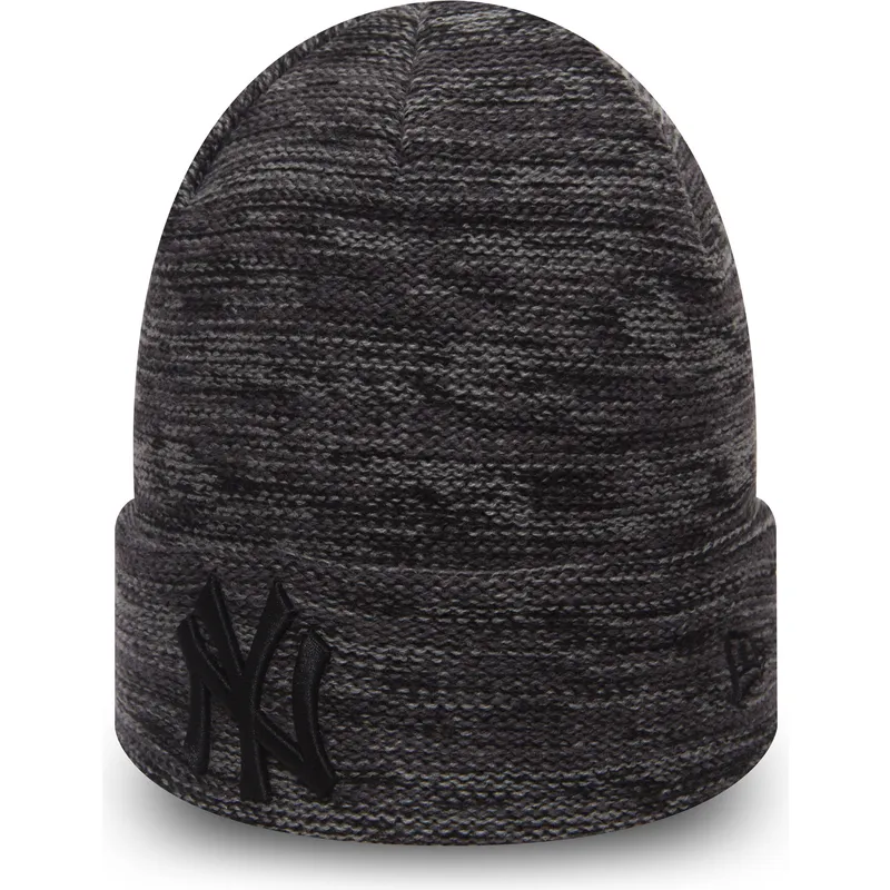 new-era-new-york-yankees-mlb-cuff-knit-marl-mutze-in-grau