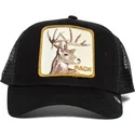 gorra-trucker-nera-cervo-rack-it-di-goorin-bros