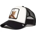 gorra-trucker-nera-e-bianca-puma-meow-meow-di-goorin-bros