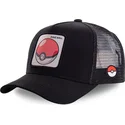 cappellino-trucker-nero-poke-ball-pok1-pokemon-di-capslab