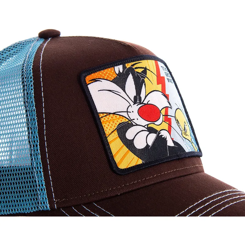 cappelli-curva-marrone-snapback-silvestro-e-titti-looney-tunes-di-capslab