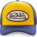 gorra-trucker-orange-og-marinebla-col-ora-fra-von-dutch