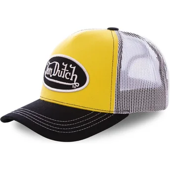 Czapka trucker żółta, biała i czarna COL YEL Von Dutch