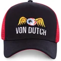 cappellino-trucker-nero-e-rosso-eyepat2-di-von-dutch