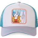 cappelli-curva-bianco-snapback-bulma-dragon-ball-di-capslab