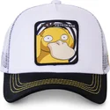 cappelli-curva-bianco-snapback-psyduck-pokemon-di-capslab