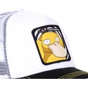 cappelli-curva-bianco-snapback-psyduck-pokemon-di-capslab
