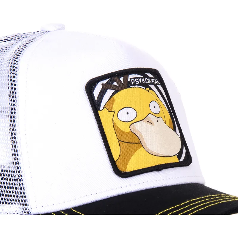 mutzen-gebogen-weiss-snapback-enton-pokemon-von-capslab