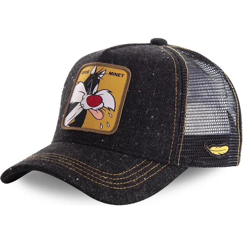 sort-silvestre-trucker-kasket-loomin1-looney-tunes-fra-capslab