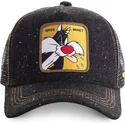 czarna-czapka-trucker-silvestre-loomin1-looney-tunes-od-capslab