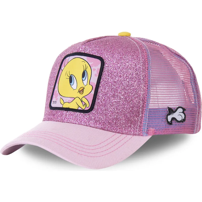 cappelli-curva-rosa-snapback-titti-looney-tunes-di-capslab cappelli-curva-rosa-snapback-titti-looney-tunes-di-capslab