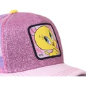 cappelli-curva-rosa-snapback-titti-looney-tunes-di-capslab