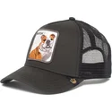 cappellino-trucker-nero-con-bulldog-butch-di-goorin-bros